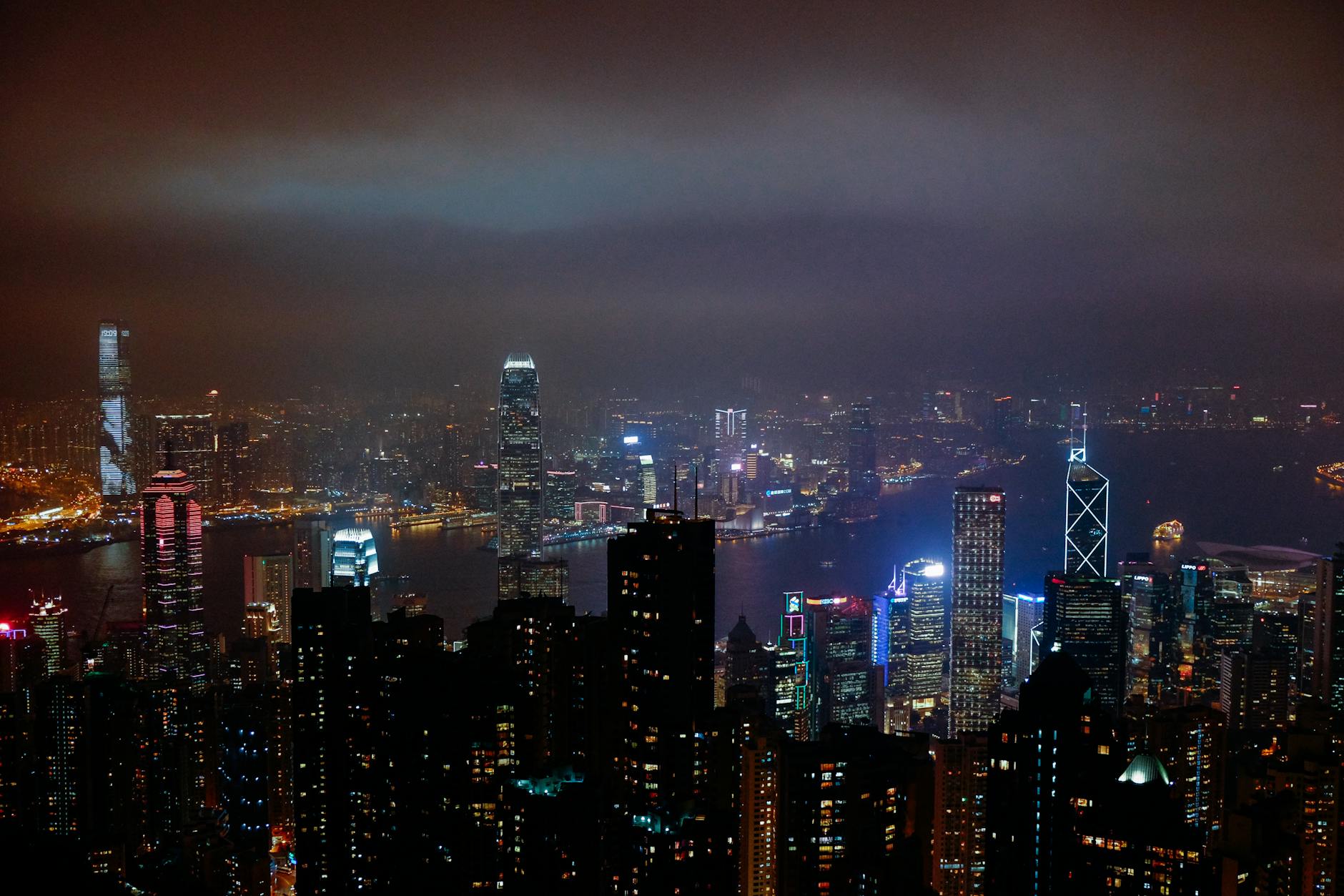 aerial photograph of city high rise buildings